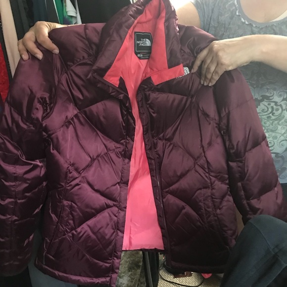 North Face Goose Down Polyester Coat - Picture 1 of 7